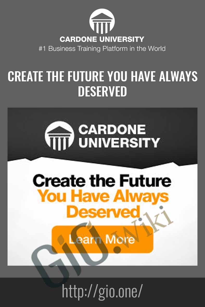 Create The Future You Have Always Deserved