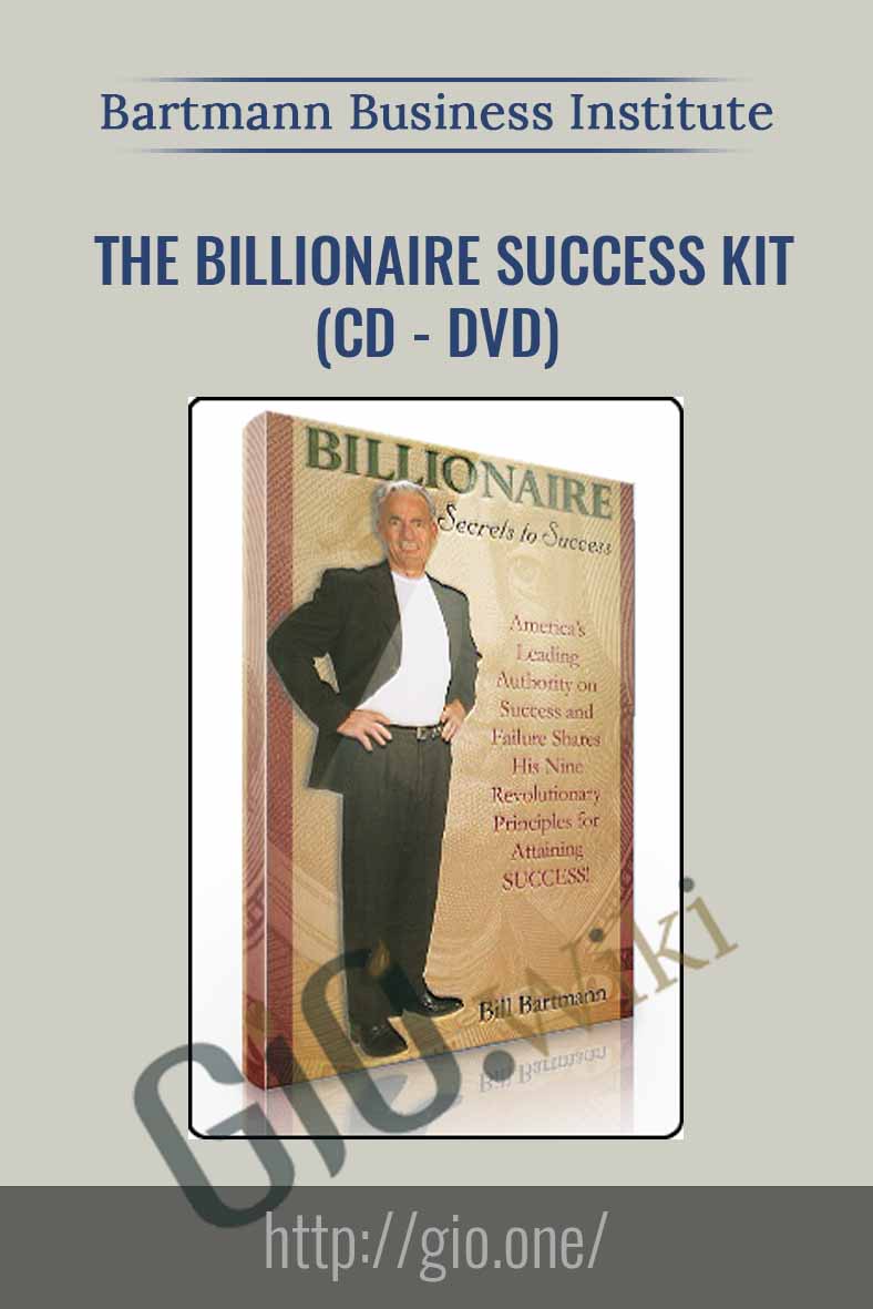 The Billionaire Success Kit (CD & DVD) - Bartmann Business Institute