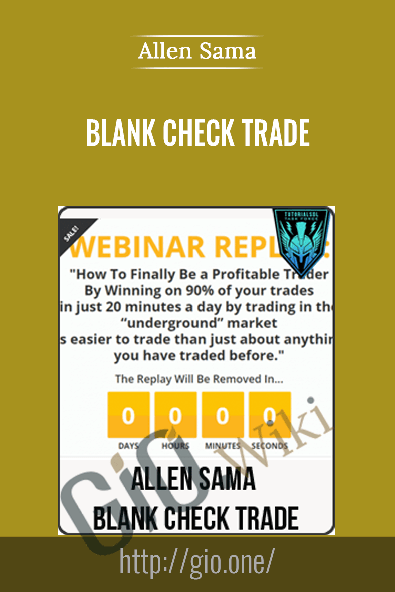 Blank Check Trade - Allen Sama