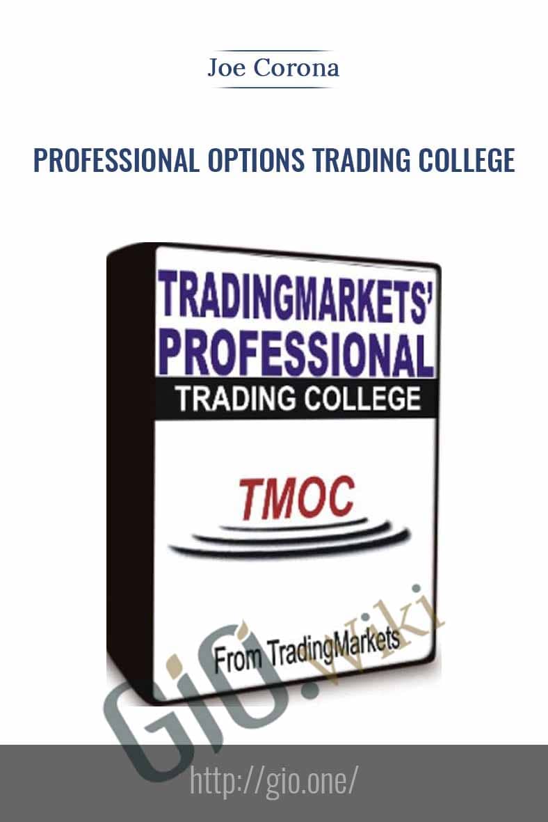Professional Options Trading College - Joe Corona