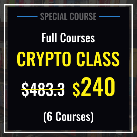 SPECIAL DISCOUNTS. Full Course Crypto Class.
