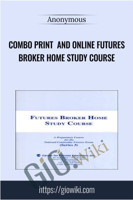 Combo Print  and Online Futures Broker Home Study Course