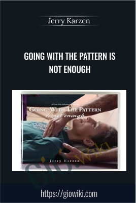 Going With the Pattern Is Not Enough (for feldenkrais practitioners) - Jerry Karzen