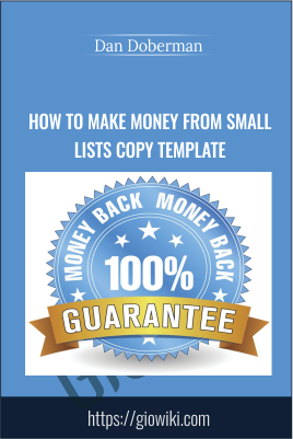 How to Make Money from Small Lists Copy Template - Dan Doberman
