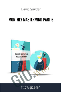 Monthly MasterMind Part 6 – David Snyder