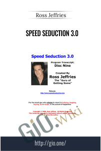 Speed Seduction 3.0 – Ross Jeffries