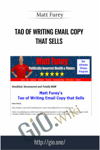 Tao of Writing Email Copy that Sells – Matt Furey