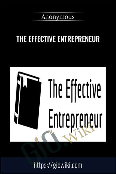 The Effective Entrepreneur