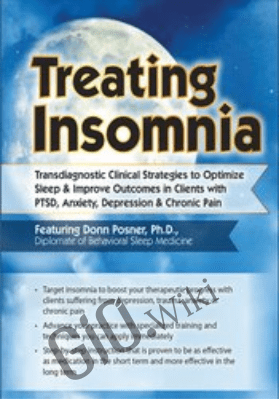 Treating Insomnia: Transdiagnostic Clinical Strategies to Optimize Sleep & Improve Outcomes in Clients with PTSD, Anxiety, Depression & Chronic Pain - Donn Posner