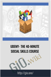 UDEMY- The 40-minute Social Skills Course