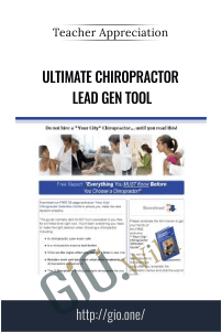 Ultimate Chiropractor Lead Gen Tool – Teacher Appreciation