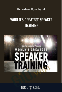 Worlds Greatest Speaker Training – Brendon Burchard