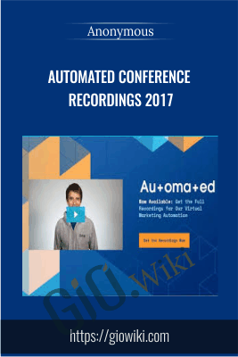 Automated Conference Recordings 2017 - Anonymous