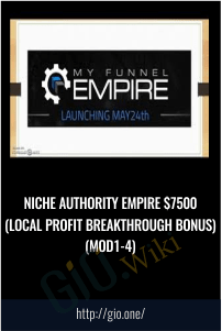 Niche Authority Empire $7500 (Local Profit Breakthrough Bonus)(Mod1-4)