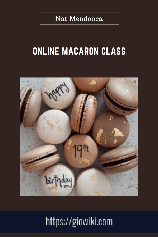 Online Macaron Class - Nat Mendonça
