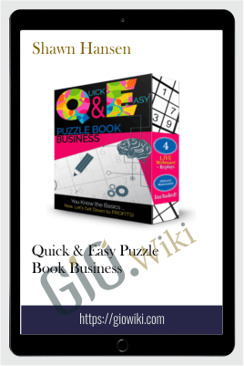 Quick & Easy Puzzle Book Business – Shawn Hansen