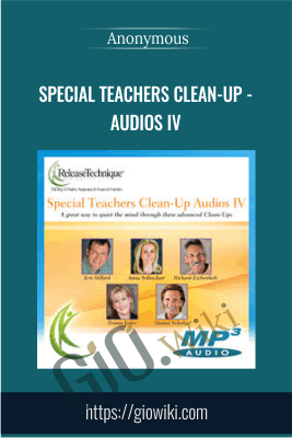 Special Teachers Clean-Up - Audios Iv - Anonymous