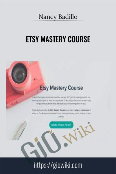 Etsy Mastery Course - Nancy Badillo