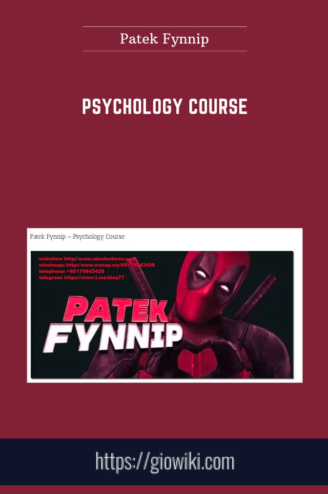 Psychology Course - Patek Fynnip