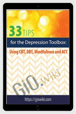 33 Tips and Tools for the Depression Toolbox: Using CBT, DBT, Mindfulness and ACT - Judy Belmont