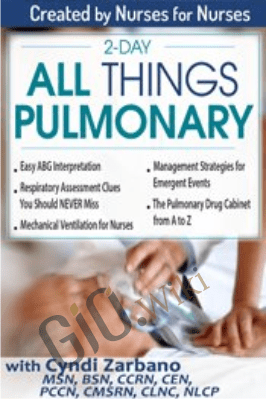 2-Day All Things Pulmonary - Cyndi Zarbano