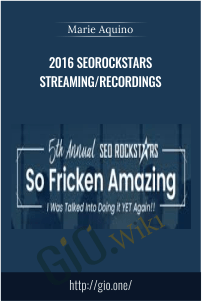 2016 SEORockstars Streaming/Recordings – Marie Aquino
