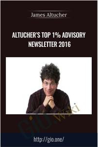 Altucher’s Top 1% Advisory Newsletter 2016 – James Altucher