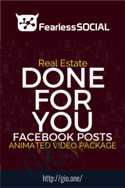 AnimatedReal Estate DFY Posts - FearLessSocial