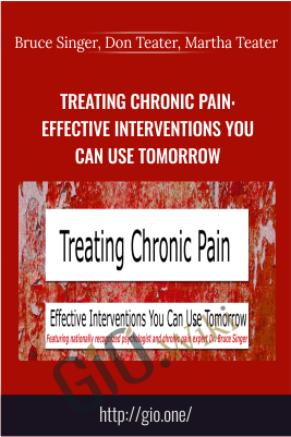 Treating Chronic Pain: Effective interventions you can use tomorrow - Bruce Singer, Don Teater, Martha Teater