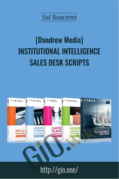 Institutional Intelligence - Sales Desk Scripts - Sal Buscemi