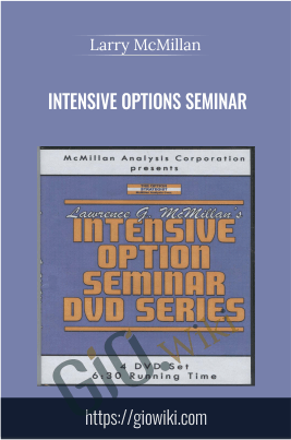 Intensive Options Seminar - Larry McMillan
