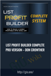 List Profit Builder Complete PRO Version – Don Crowther