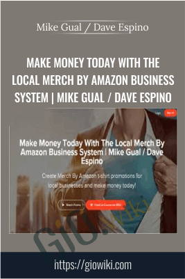 Make Money Today With The Local Merch By Amazon Business System | Mike Gual / Dave Espino