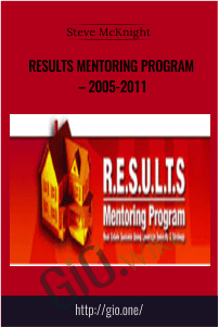 RESULTS Mentoring Program – 2005-2011 – Steve McKnight