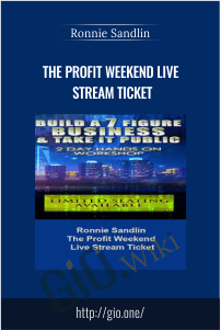 The Profit Weekend Live Stream Ticket – Ronnie Sandlin