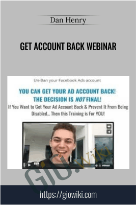 Get Account Back Webinar - Dan Henry