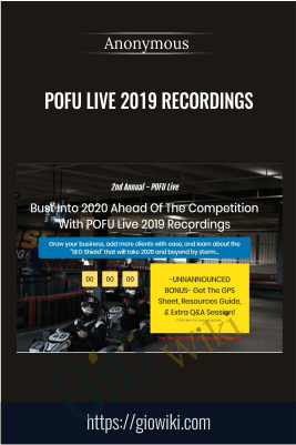 POFU Live 2019 Recordings