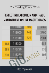 Perfecting Execution and Trade Management Online Masterclass - The Trading Framework