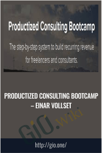 Productized Consulting Bootcamp – Einar Vollset