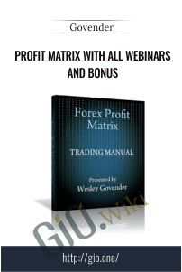 Profit Matrix with all webinars and bonus – Govender