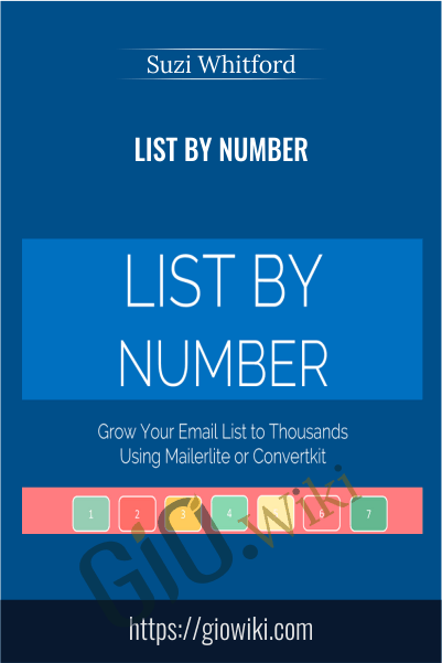 LIST BY NUMBER – Suzi Whitford