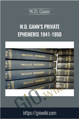 W.D. Gann' s Private Ephemeris 1941-1950