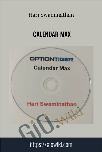 Calendar max – Hari Swaminathan