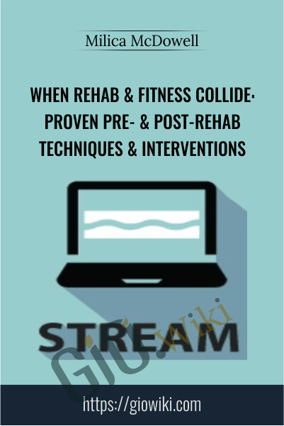 When Rehab & Fitness Collide: Proven Pre- & Post-Rehab Techniques & Interventions - Milica McDowell