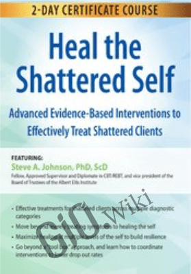2-Day Certificate Course: Heal the Shattered Self: Advanced Evidence-Based Interventions to Effectively Treat Shattered Clients - Steve A Johnson