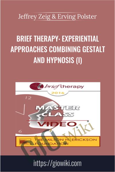 Brief Therapy: Experiential Approaches Combining Gestalt and Hypnosis (I) - Jeffrey Zeig & Erving Polster