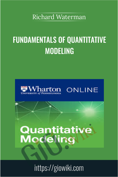Fundamentals of Quantitative Modeling - Richard Waterman