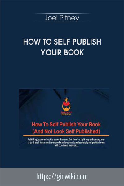 How to Self Publish Your Book - Joel Pitney
