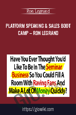 Platform Speaking & Sales Boot  Camp