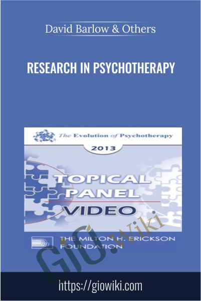Research in Psychotherapy - David Barlow & Others